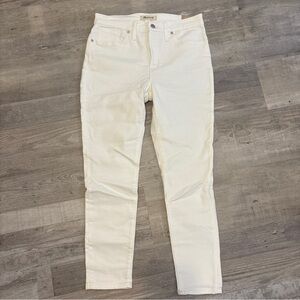 NWT Madewell White Denim Jeans